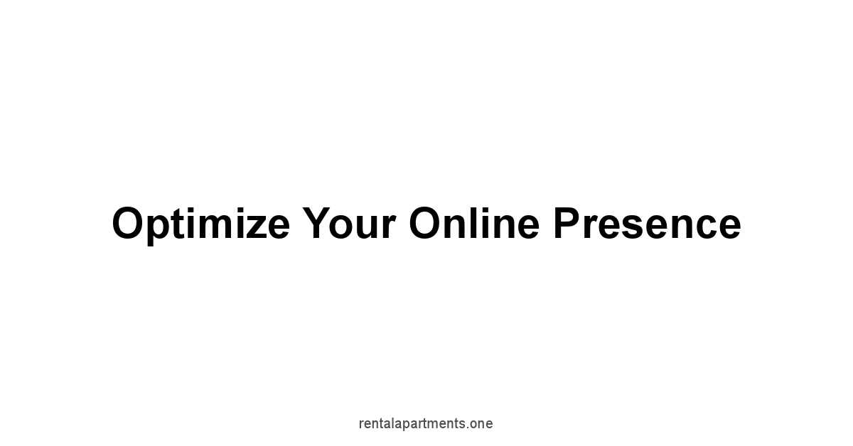 Optimize Your Online Presence