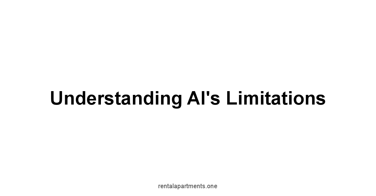 Understanding AI's Limitations